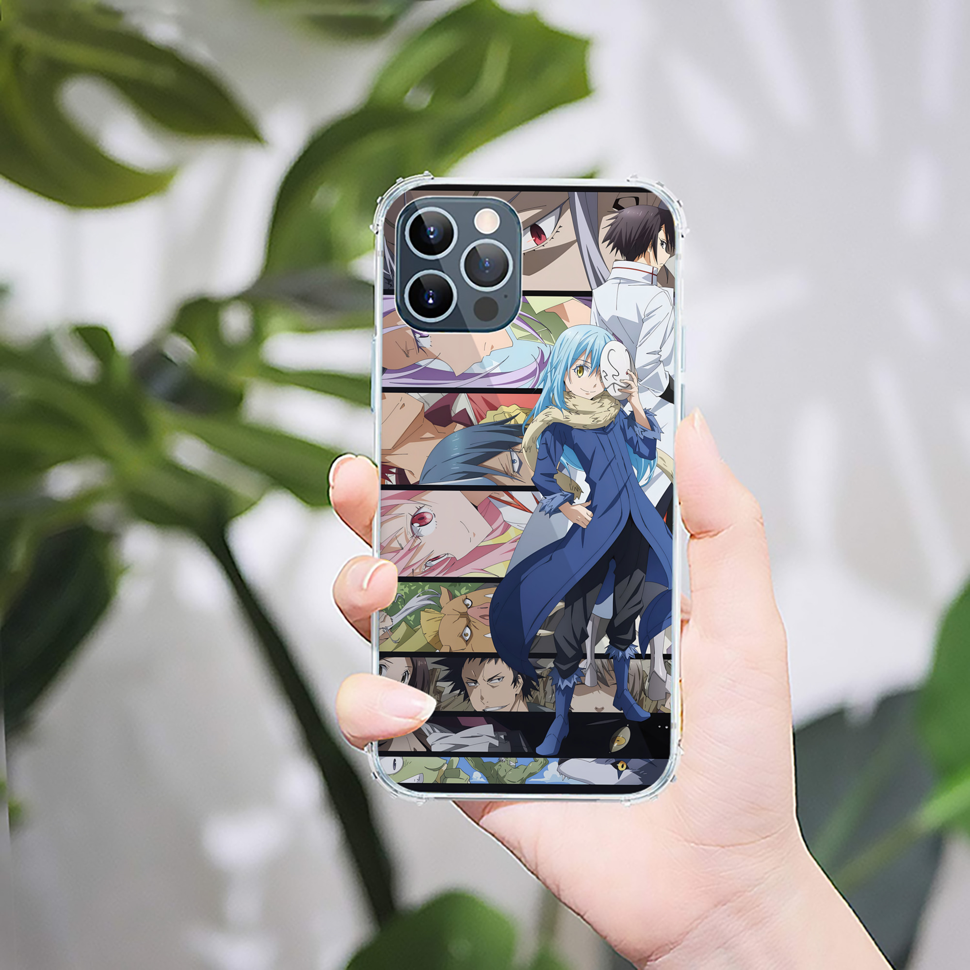 （画像用） 転スラ Regarding Reincarnated to Slime 【iPhone 12シリーズ対応】透明スマホケース（クリアソフトケース）